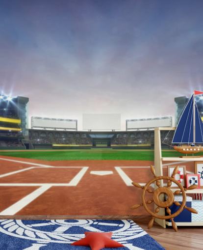 Diamante de béisbol Fondo de pantalla de béisbol