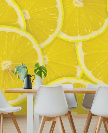 Papier Peint Fresque Gros Plan sur les Tranches