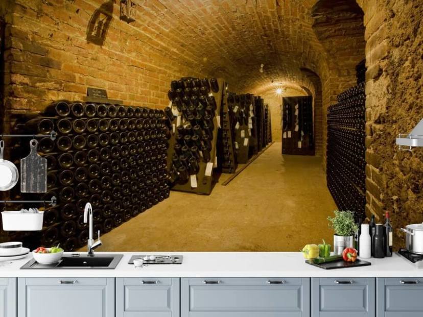 Wine Wallpaper & Wine Cellar Wall Murals Wallsauce AU