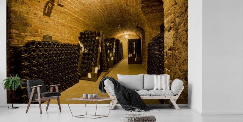Wine Wallpaper & Wine Cellar Wall Murals | Wallsauce AU