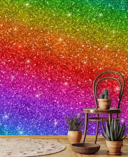 Mural de pared Arco iris inclinado 