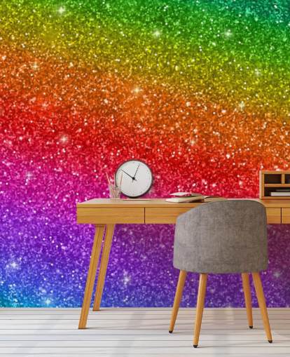 Mural de pared Arco iris inclinado 