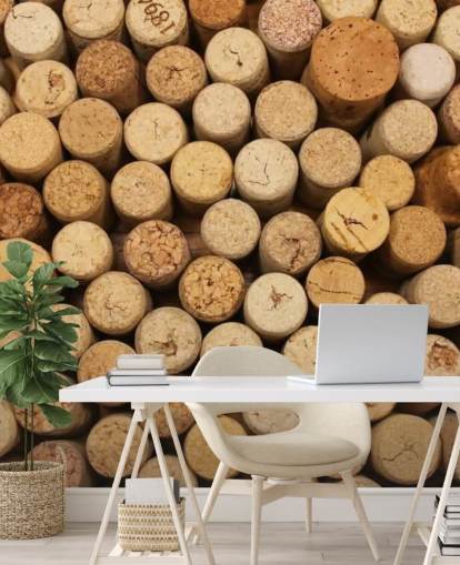 Wine Corks Montage Mural Wine Corks Montage Mural