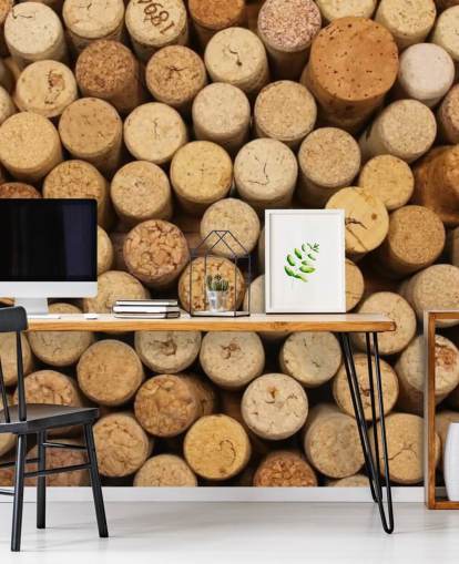 Wine Corks Montage Mural Wine Corks Montage Mural