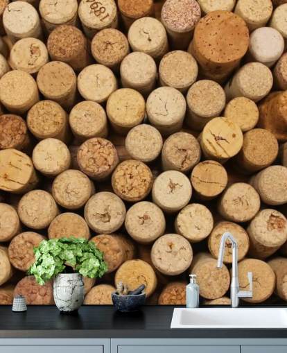Vin Corks Montage Mural