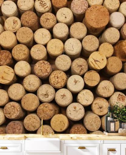 Wine Corks Montage Mural Wine Corks Montage Mural