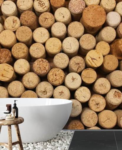 Wine Corks Montage Muurschildering