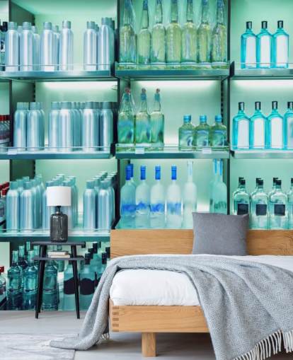 Papel de Parede Atrás da Barra