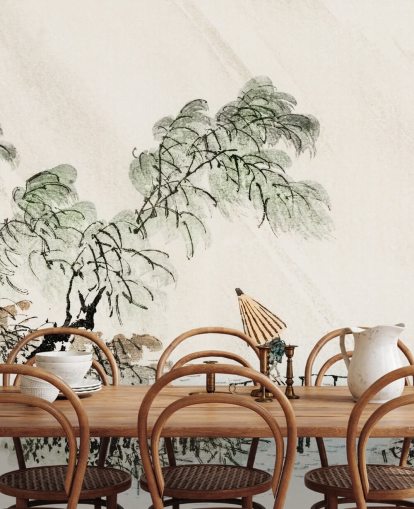 Um homem atravessando o mural da ponte