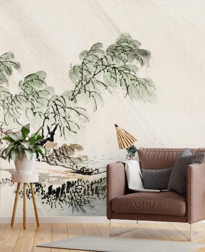 A Man Crossing the Bridge Mural A Man Crossing the Bridge Mural