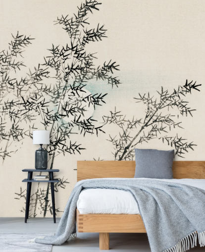 Papel pintado de bambú