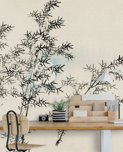 Papel pintado de bambú Papel pintado de bambú