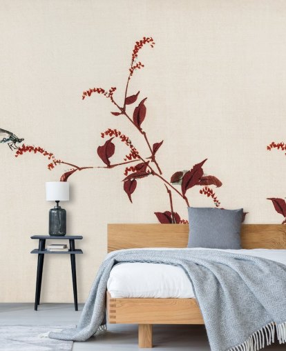 Dragonfly Bakgrunn Mural