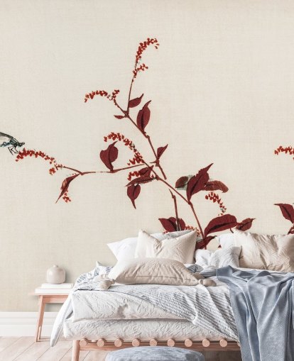 Decorazione murale con libellula