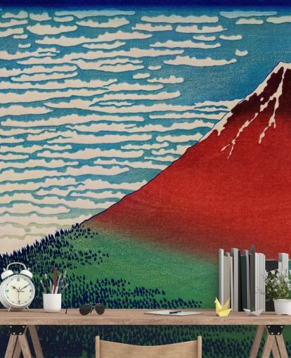 Fine Wind Clear Morning Mount Fuji Wallpaper