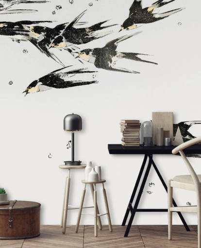 Papel de parede Flying Magpies