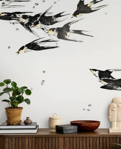 Papel de parede Flying Magpies