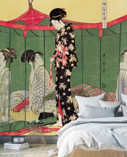 Peinture murale Fujin Tomarikyaku No Zu 