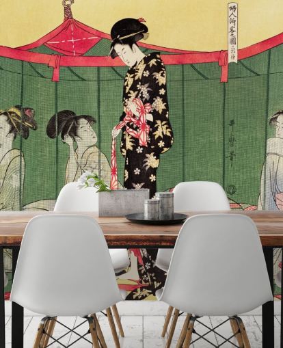 Fujin Tomarikyaku No Zu Mural Fujin Tomarikyaku No Zu Mural