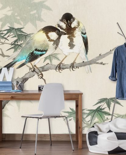 Grote borsten op Maple Branch Mural 