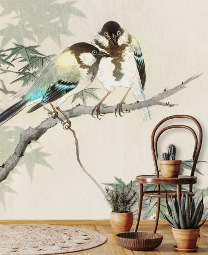 Grote borsten op Maple Branch Mural 