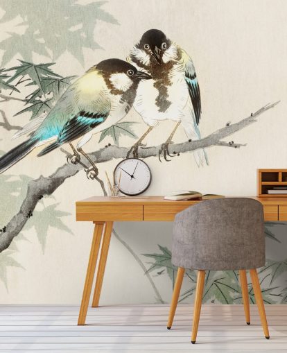 Grote borsten op Maple Branch Mural 