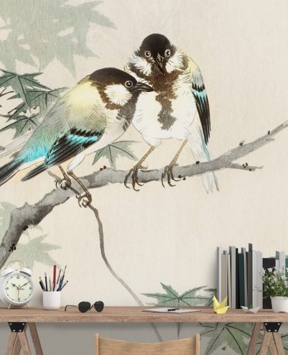 Grote borsten op Maple Branch Mural 