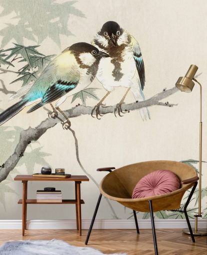 Mural Grandes tetas en rama de arce 