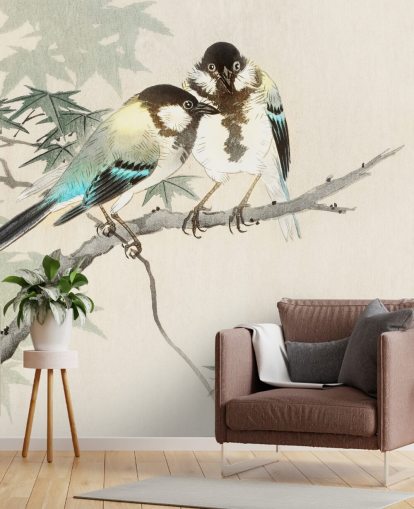 Grote borsten op Maple Branch Mural 