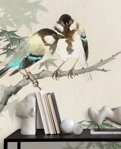 Mural Grandes tetas en rama de arce 