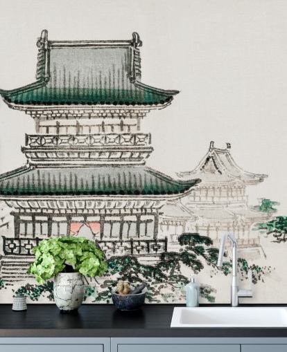 Papel pintado de arquitectura japonesa Papel pintado de arquitectura japonesa