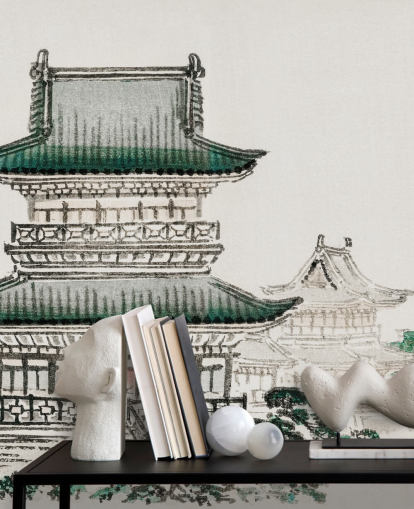 Japansk arkitektur Bakgrunn Japansk arkitektur Bakgrunn