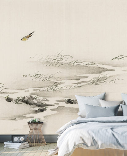 Papel de parede de paisagem oriental