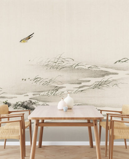 Orientalsk Landskap Bakgrunn Mural Orientalsk Landskap Bakgrunn Mural