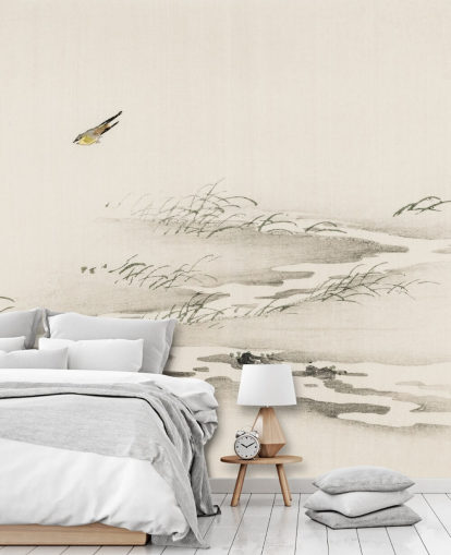 Papel de parede de paisagem oriental