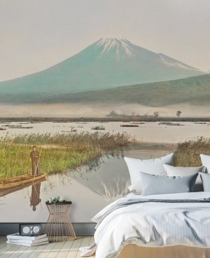 Berg Fuji vom Kashiwabara aus gesehen Wandbild