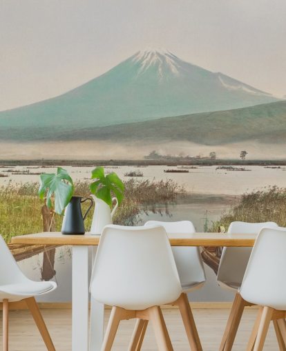 Mount Fuji as seen from Kashiwabara Mountain Wallpaper
