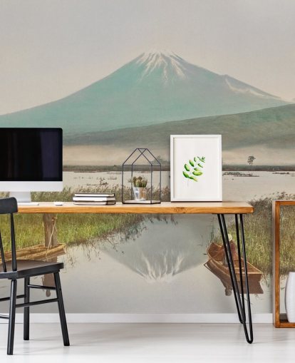 Berg Fuji vom Kashiwabara aus gesehen Wandbild Berg Fuji vom Kashiwabara aus gesehen Wandbild