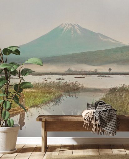 Il Monte Fuji visto dal murale di Kashiwabara Il Monte Fuji visto dal murale di Kashiwabara