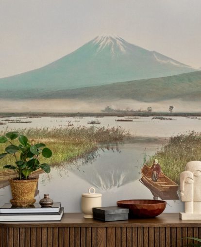 Il Monte Fuji visto dal murale di Kashiwabara Il Monte Fuji visto dal murale di Kashiwabara