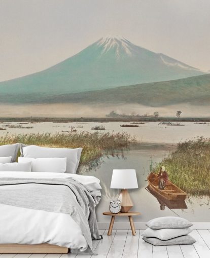 Fuji-fjellet sett fra Kashiwabara Mural