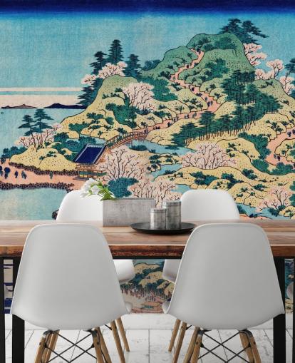 Sesshu Ajigawaguchi Tenposan Mural 