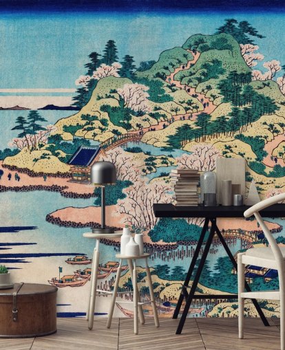 Sesshu Ajigawaguchi Tenposan Mural Sesshu Ajigawaguchi Tenposan Mural