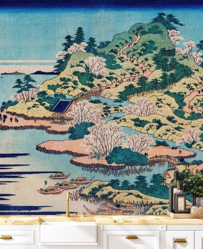 Sesshu Ajigawaguchi Tenposan Mural 