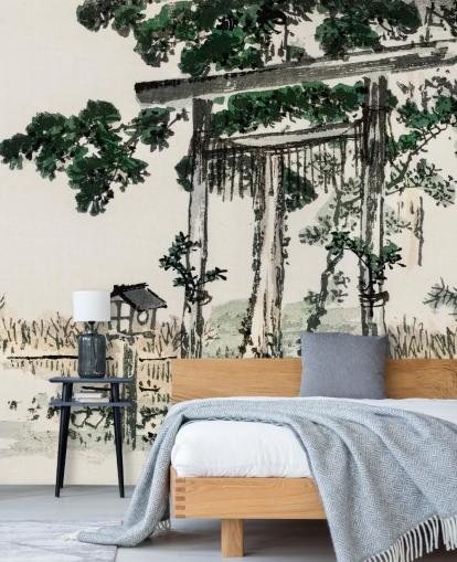 Shrine Gate Wallpaper Mural 