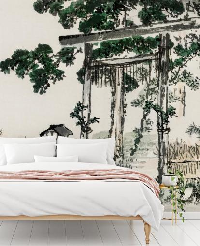 Shrine Gate Wallpaper Mural 