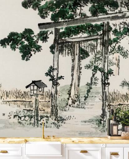 Shrine Gate Wallpaper Mural 