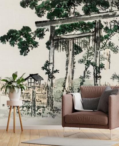 Shrine Gate Wallpaper Mural 