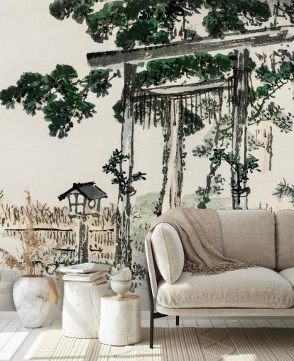 Shrine Gate Wallpaper Mural 