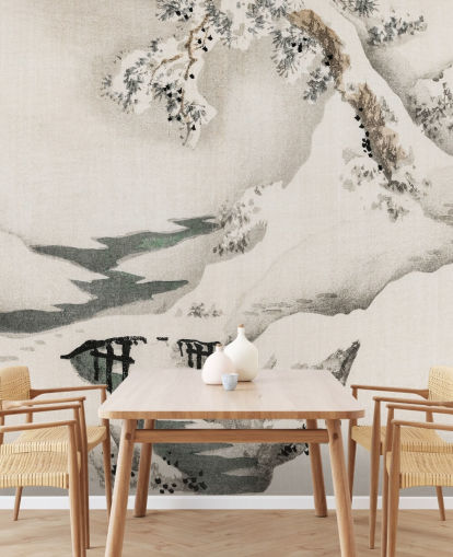 Snowscape Wallpaper Mural 